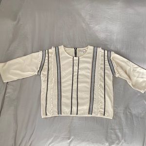 New Anthropologie Shirt with Fringe